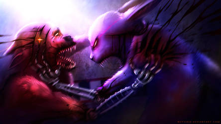 You Bastard (FNAF Fanart) by Neytirix