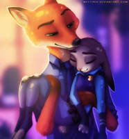 Sleepy head (Zootopia Fanart) by Neytirix