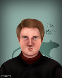 Peter Pettigrew/ Wormtail by chillyravenart
