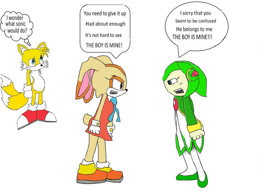 cosmo vs cream the boy is mine by bluemania6 on DeviantArt