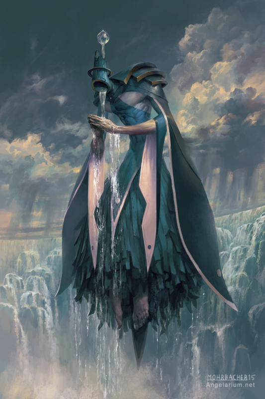 Matariel, Angel of Rain by PeteMohrbacher