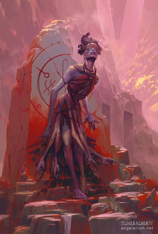 Armaros, Angel of Undoing by PeteMohrbacher