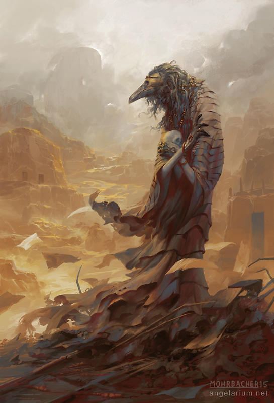 Asbeel, Angel of Ruin by PeteMohrbacher