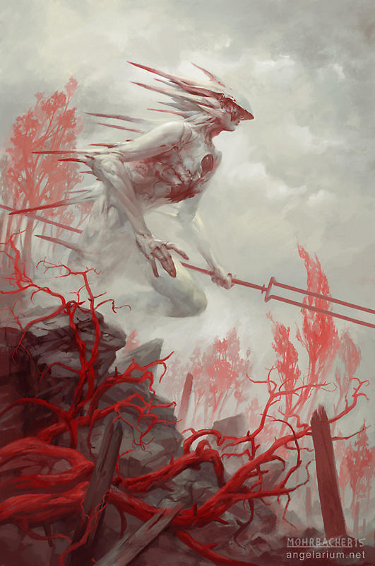 Gadreel, Angel of War by PeteMohrbacher