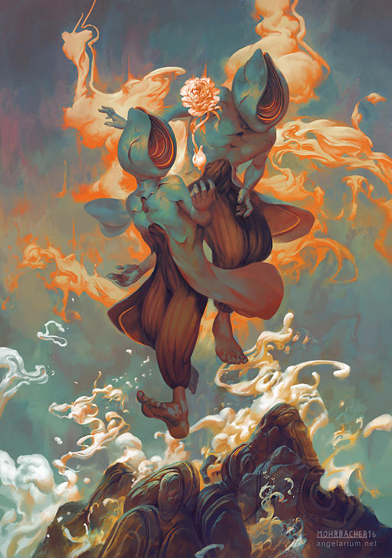 Sandalphon, Angel of New Life by PeteMohrbacher
