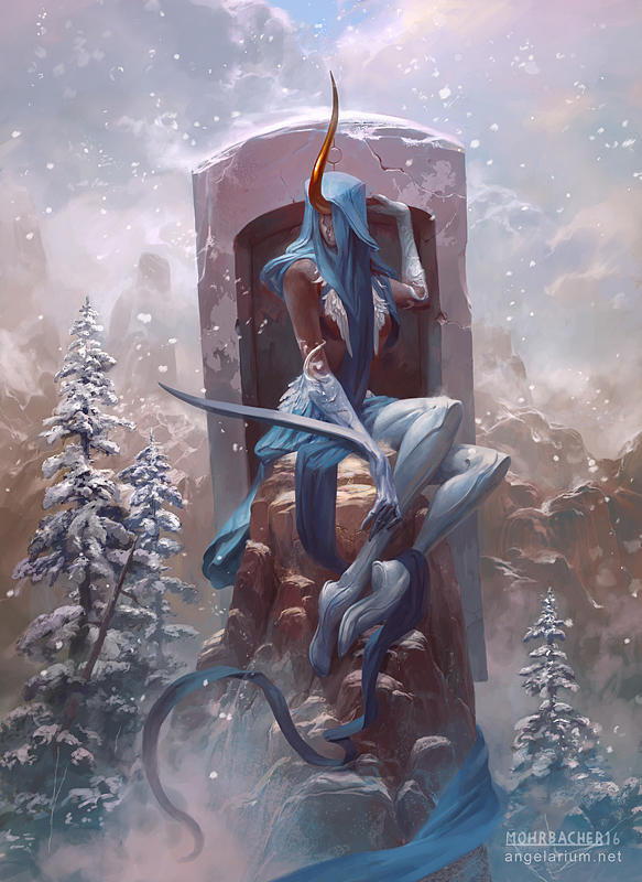 Shateiel, Angel of Silence by PeteMohrbacher