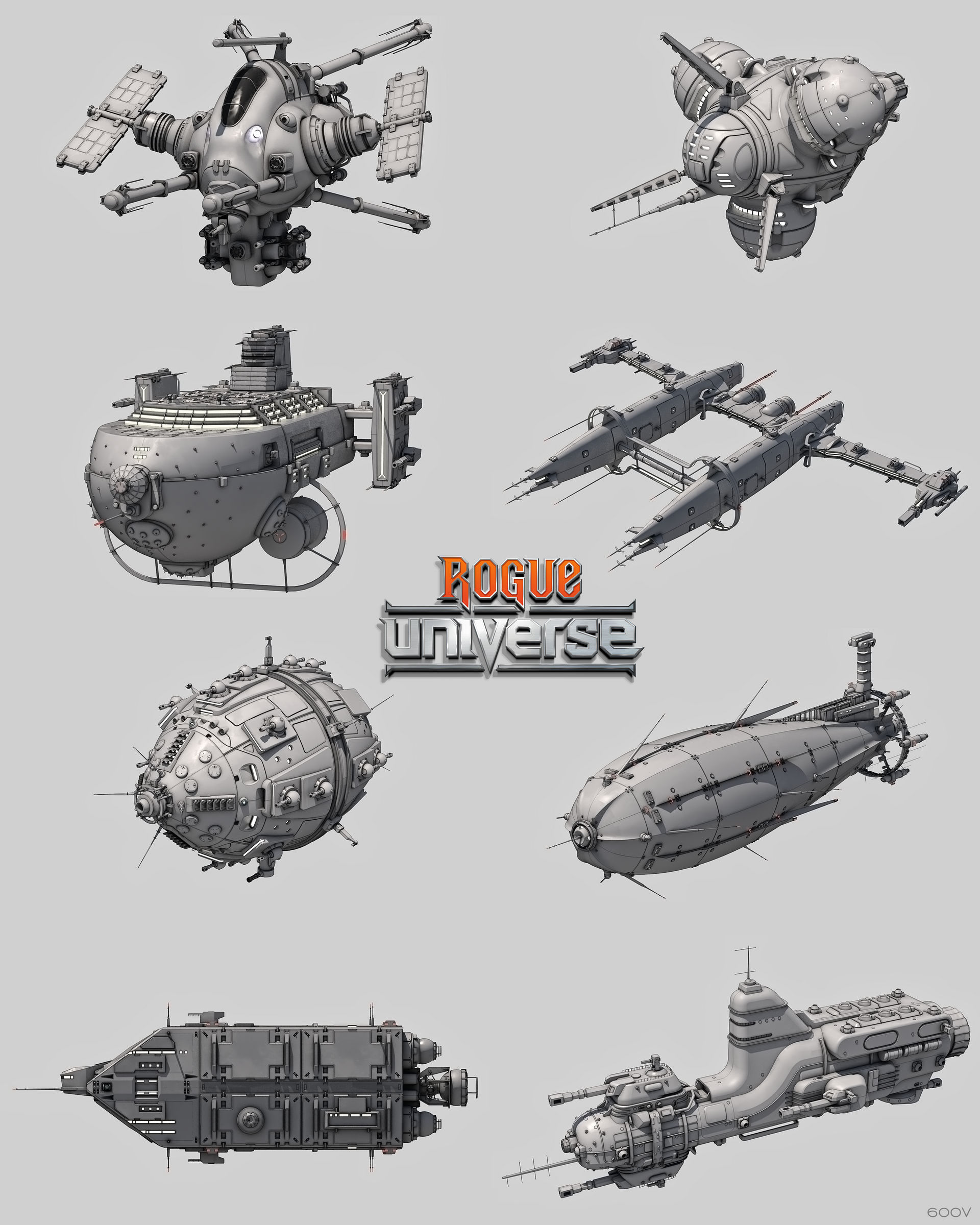 [ SKETCHUP objets ] IXLRLXI - 600v - Rust Shake même combats! :) Spaceships___rogue_universe__must_games__by_600v_dcw9sx0-fullview