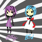 Athy and Bird by tenkkay