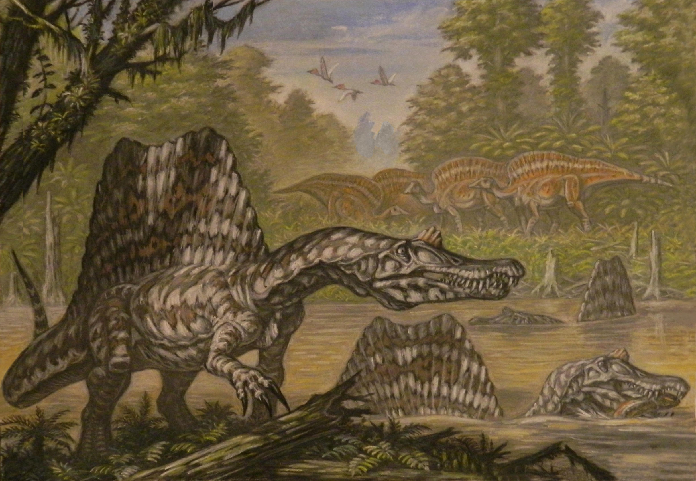 Spinosaurus aegyptiacus. by ABelov2014