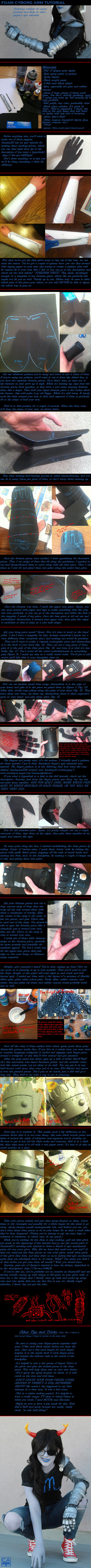 Foam Cyborg Arm Tutorial by Traumagician