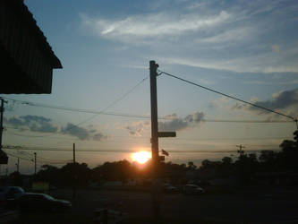 Sunset at Bayview Street by TrinaryOuroboros