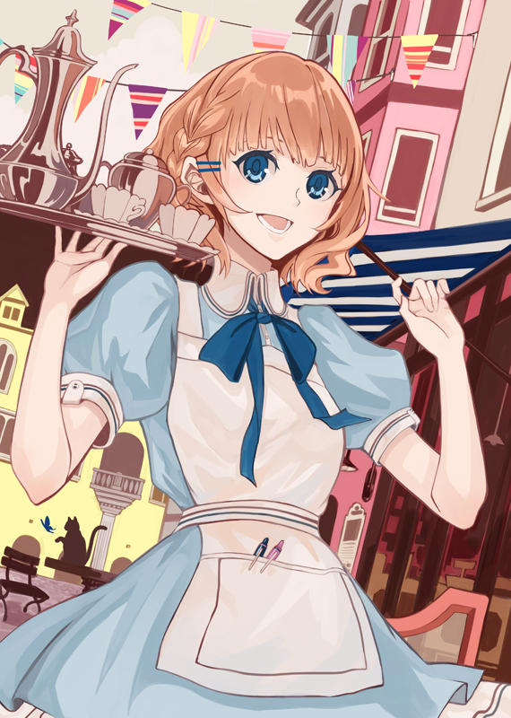 C84 Stadtisch Signboard Girl Illustrations by PureAZN