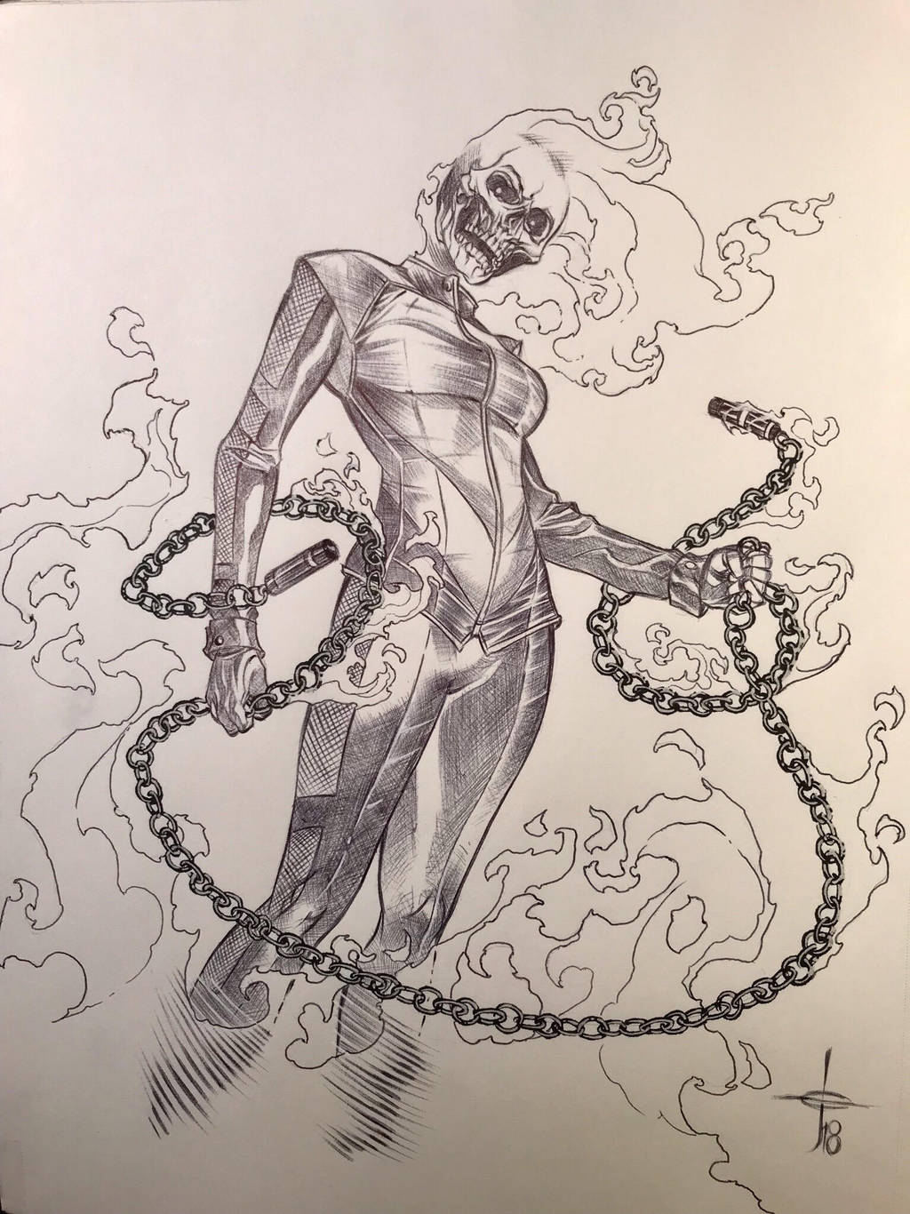 JENNY BLAZE: THE GHOST RIDER by DrewEdwardJohnson