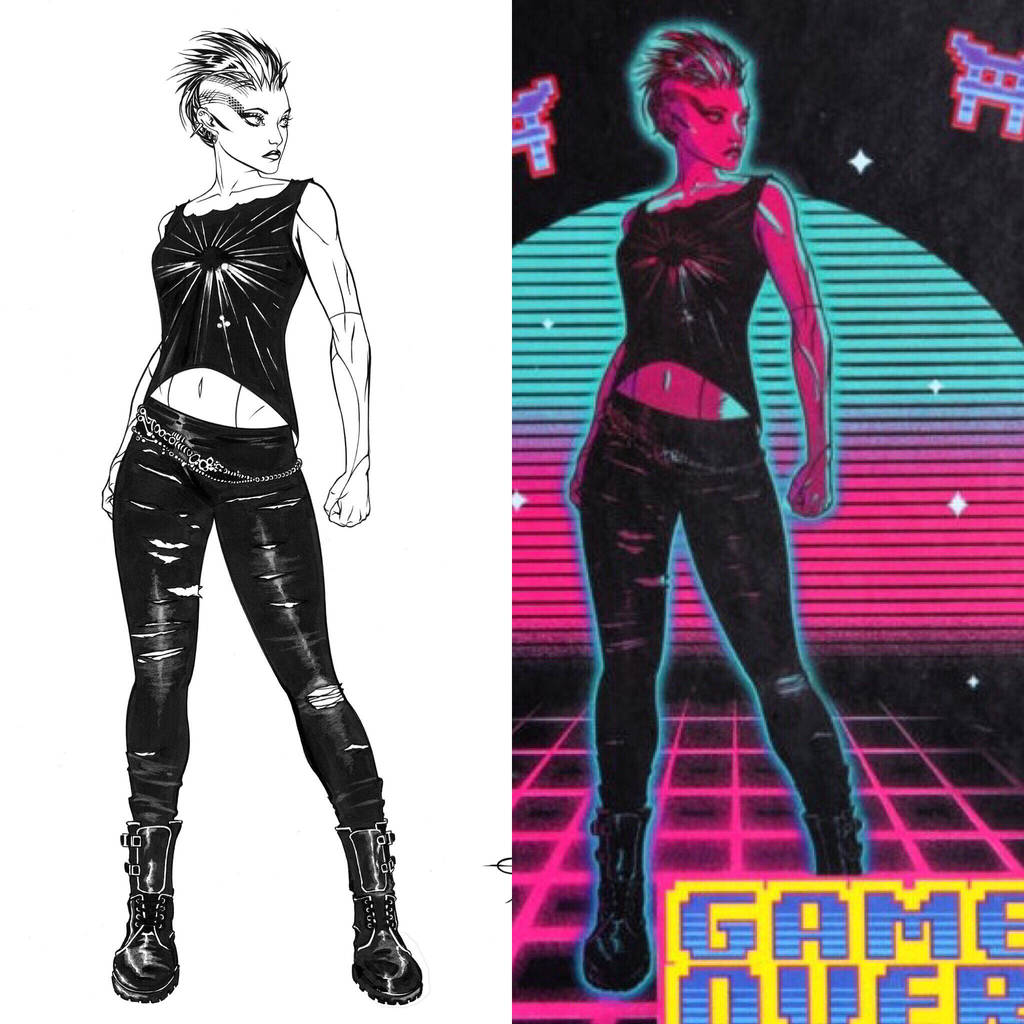 READY PLAYER ONE ART3MIS Merchandise Art by DrewEdwardJohnson