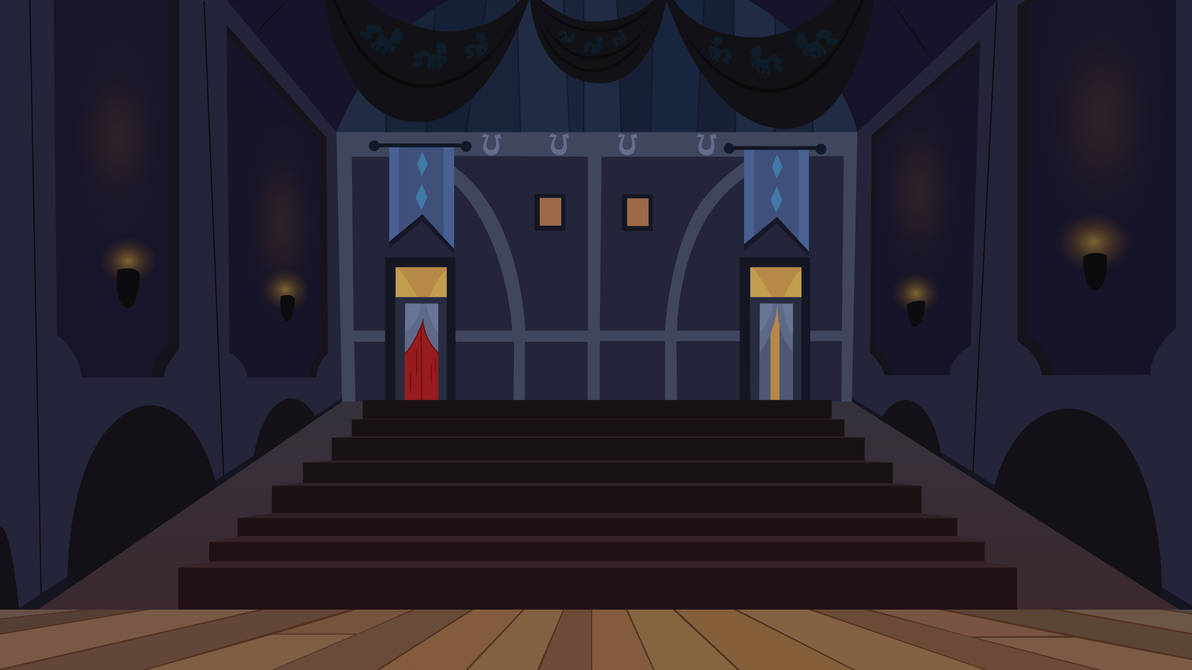 Ponyville Theatre - Interior by CobaltWinterborn