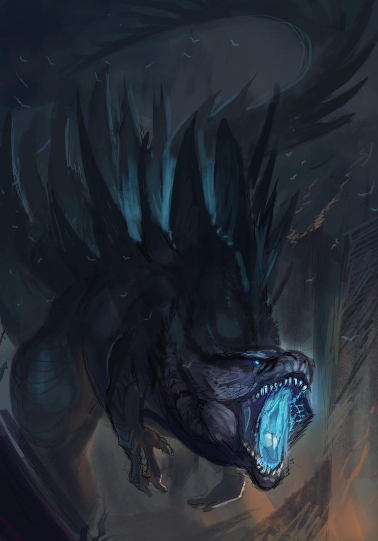 GODZILLA by AlectorFencer
