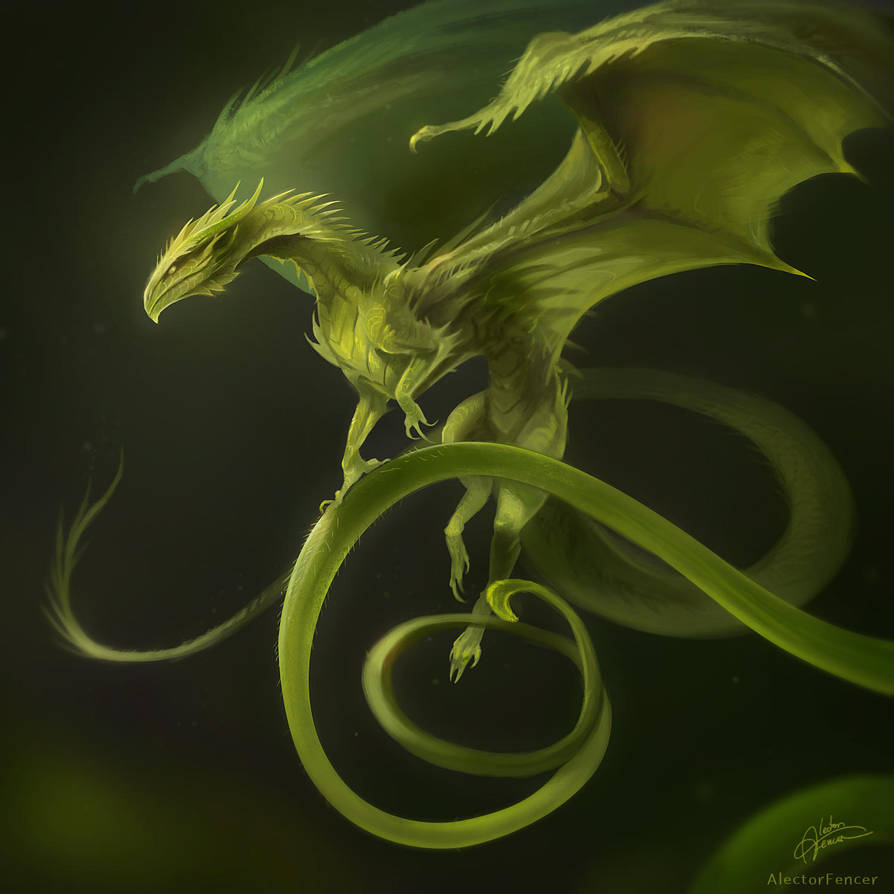 Vine Dragon by AlectorFencer