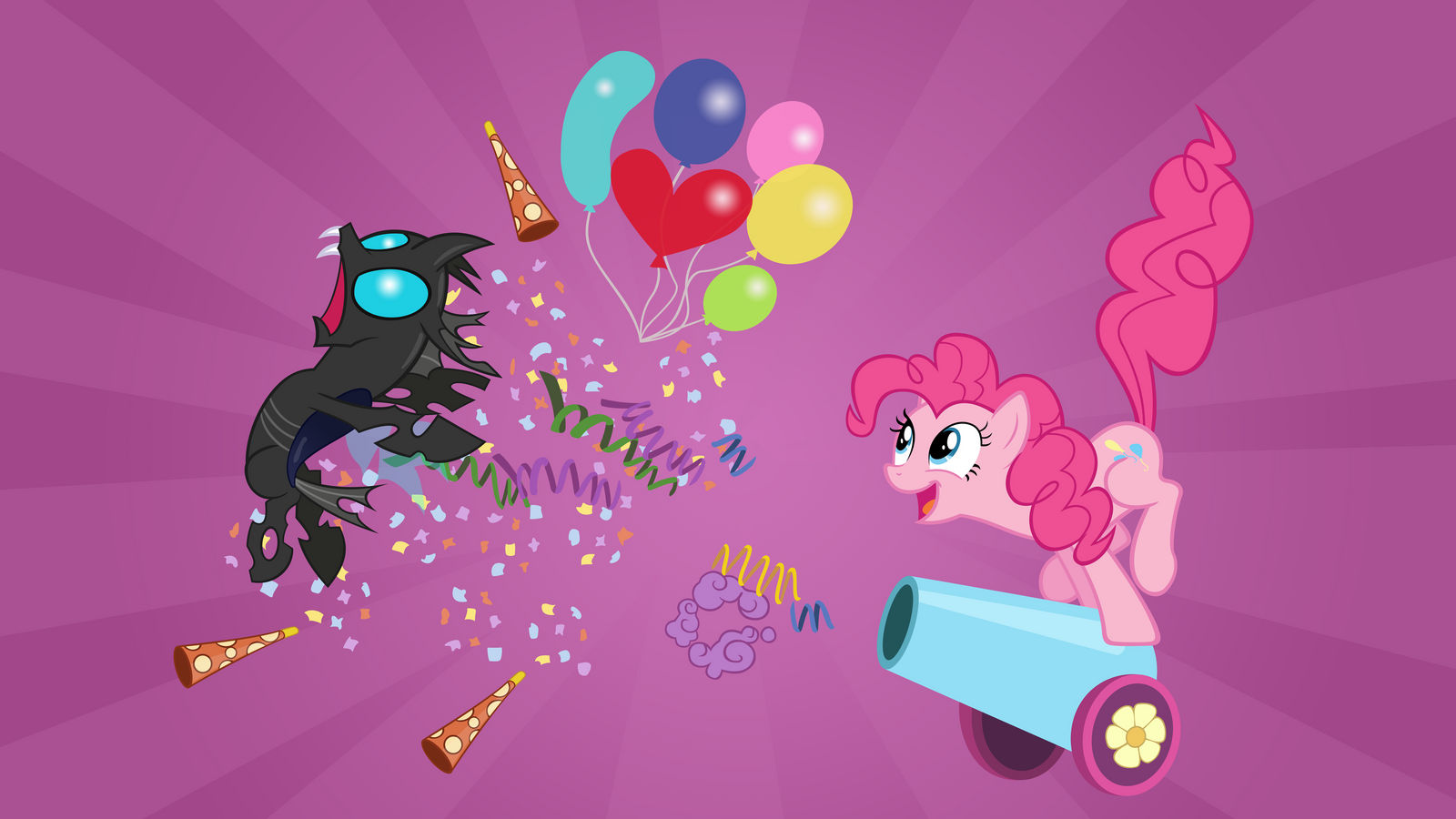 Pinkie Pie uses 'Party Cannon' by Atmospark