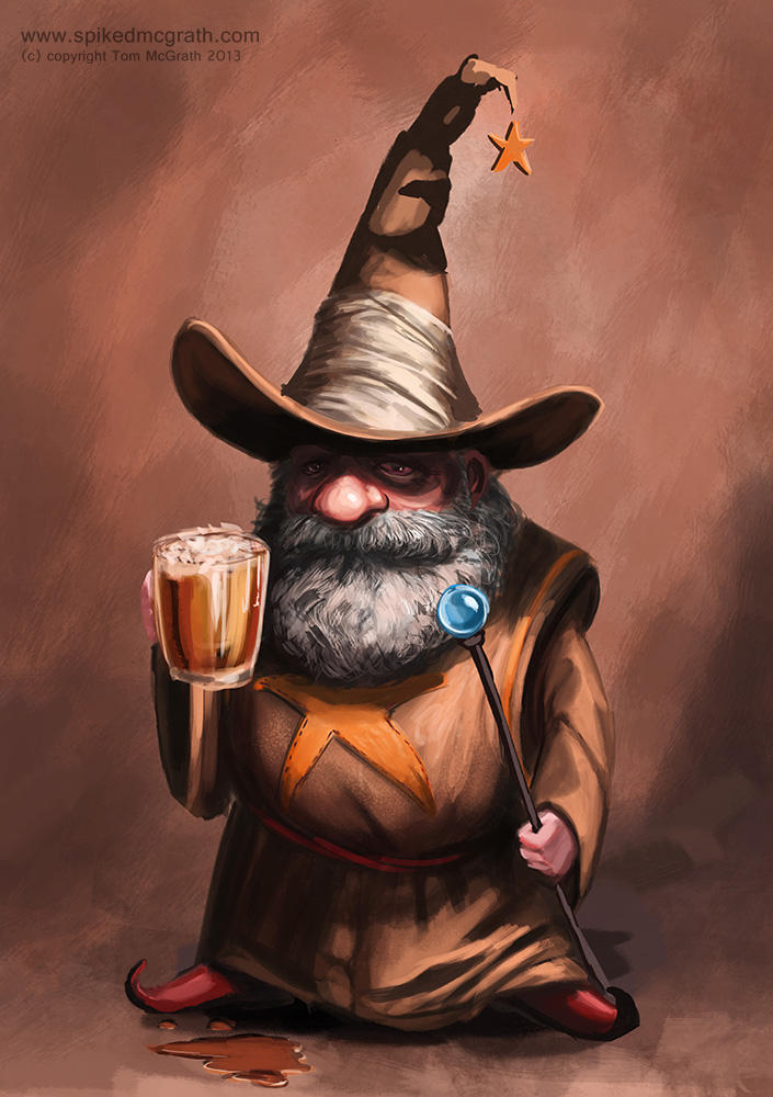 I like painting wizards! by SpikedMcGrath