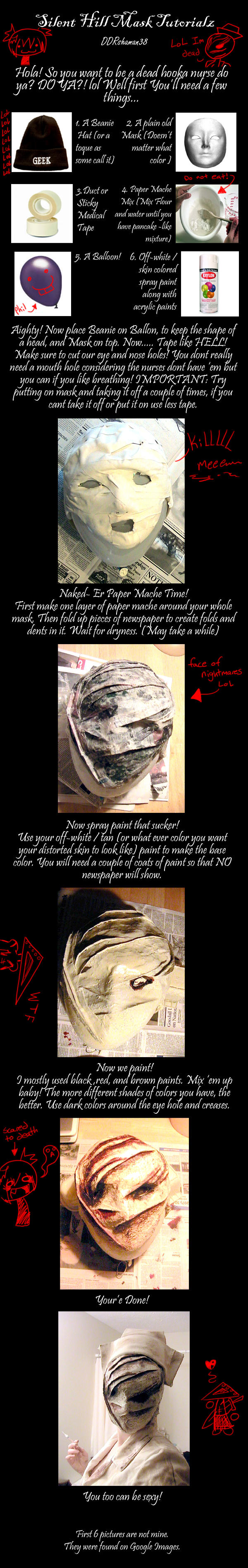 SH Nurse Mask Tutorial by DDRshaman38