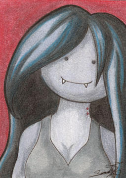 Marceline - Original Art Card by sammacha