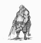 Ogre Butcher Sketch by OnHolyServiceBound