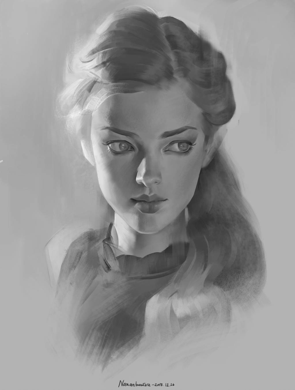 Portrait study 2 by Naranb on DeviantArt
