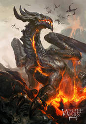 Fire Dragon by rawwad