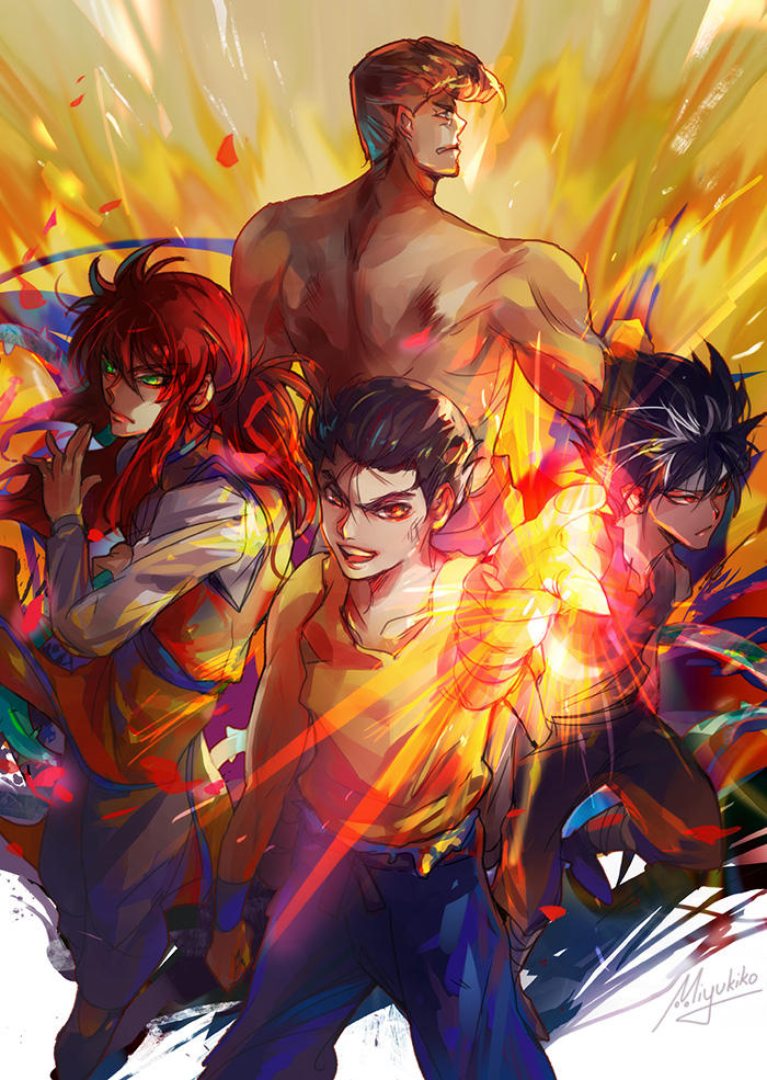 Yu Yu Hakusho - Team Urameshi by Miyukiko