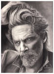 Jeff Bridges Hyperrealistic by GDartstudios