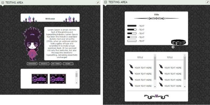 F2U Gothic Page by rollingpoly