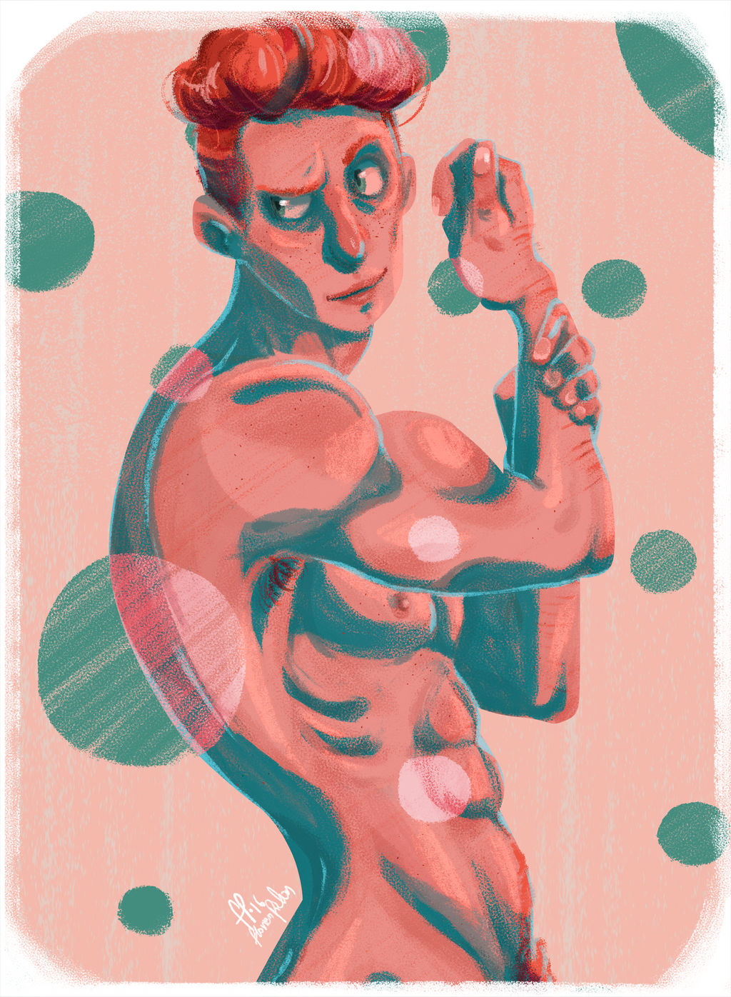 Geometrical Men - Dots by ArtofFlo