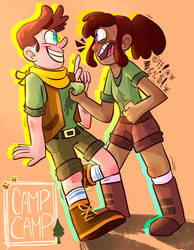 Camp Camp- David and Gwen by SheDraws4U12