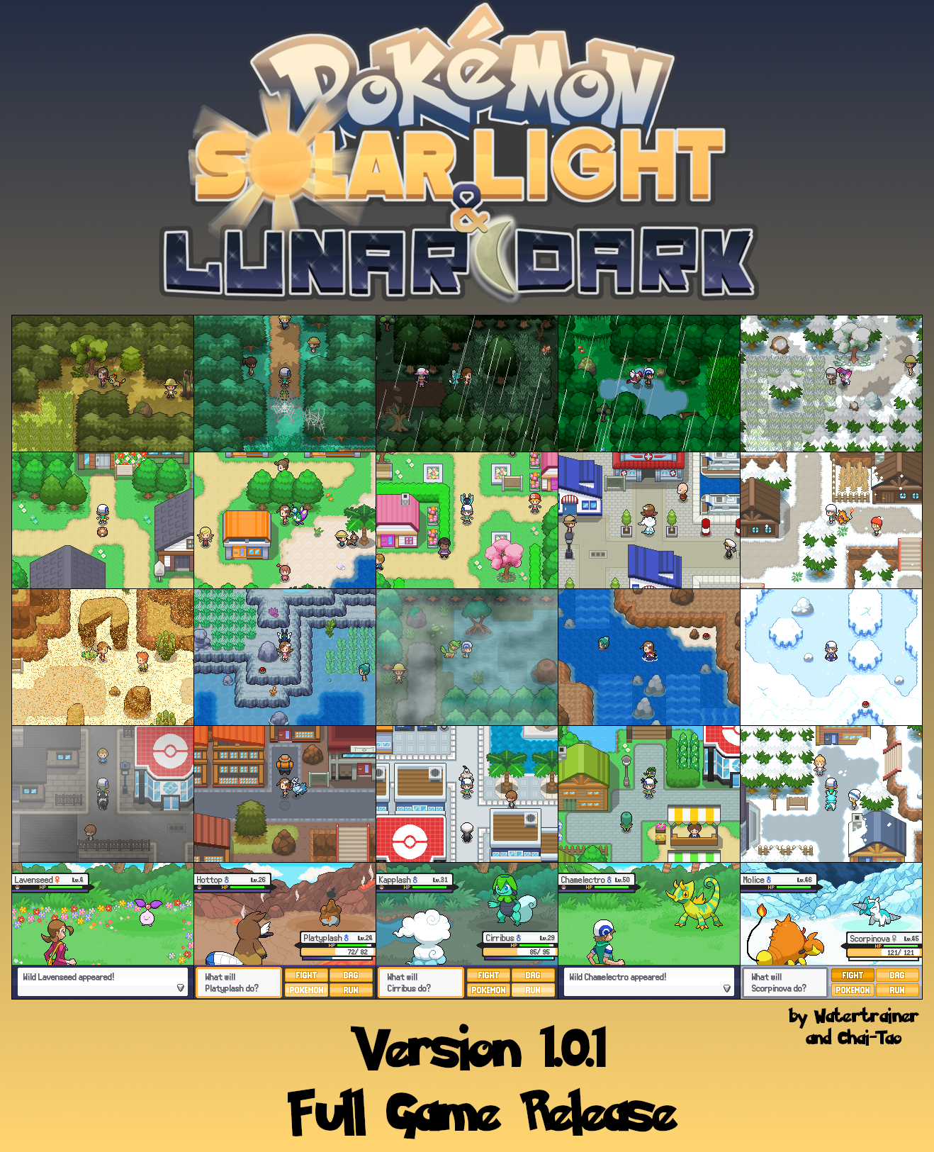 behandle sponsoreret Mainstream Pokemon Solar Light and Lunar Dark Full Game (Version 1.0.1) | Pokemon  Solar Light & Lunar Dark