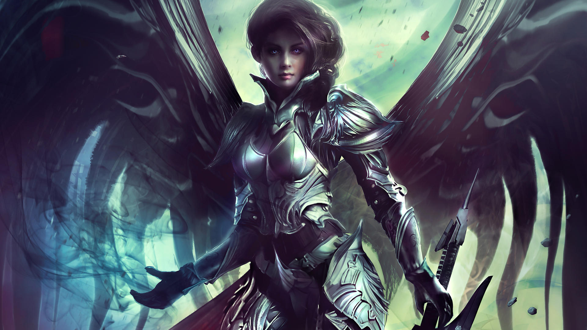 ARCHON: Archangel Vesudah Wallpaper by JLarenART