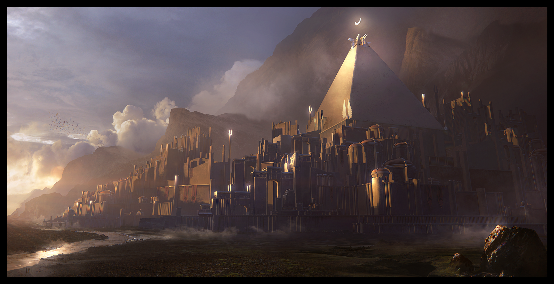 ARCHON: Lithe - Fortress of the Seraphim by JLarenART