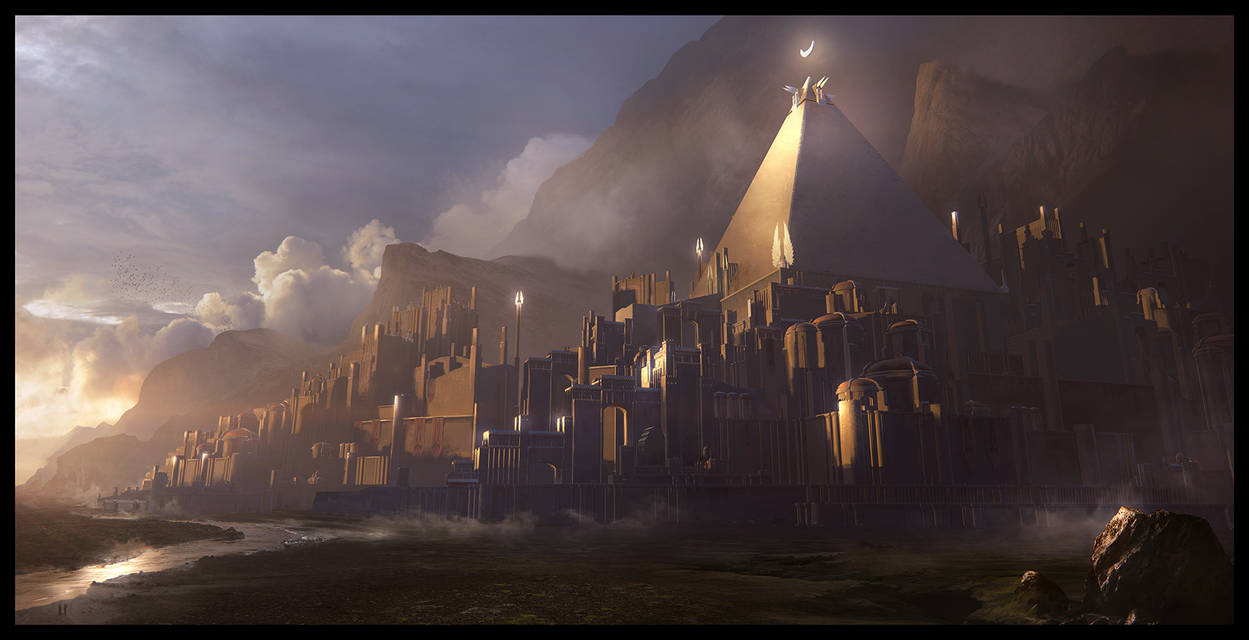 ARCHON: Lithe - Fortress of the Seraphim by JLarenART