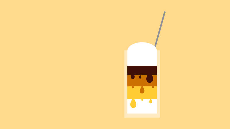 Wallpaper Caramel Latte Macchiato by Sirri-R-P