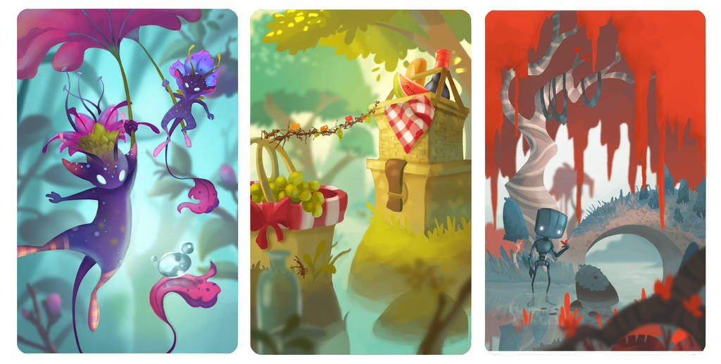 Card Illustrations by ApollinArt Card Illustrations by ApollinArt