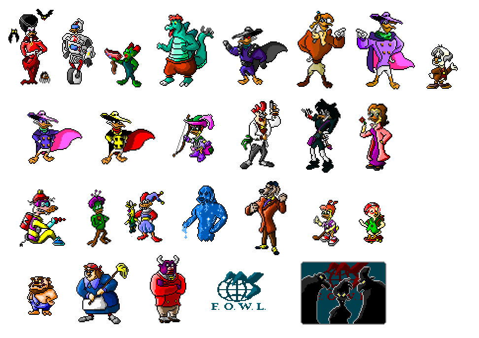Darkwing Duck Sprites by Buci01 on DeviantArt