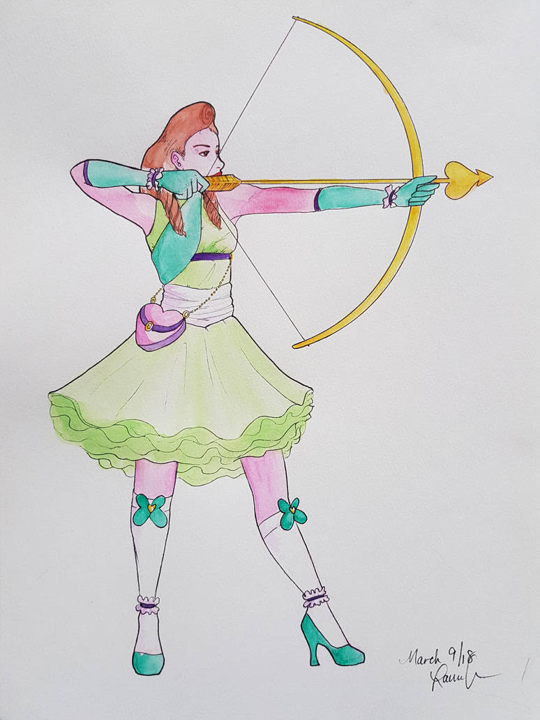 Magical Girl Archer by GlowingMember