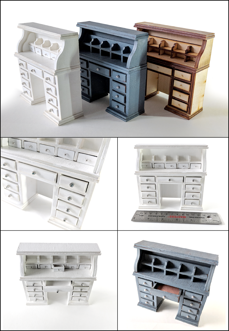 Miniatures: Rolltop Dresser by GlowingMember