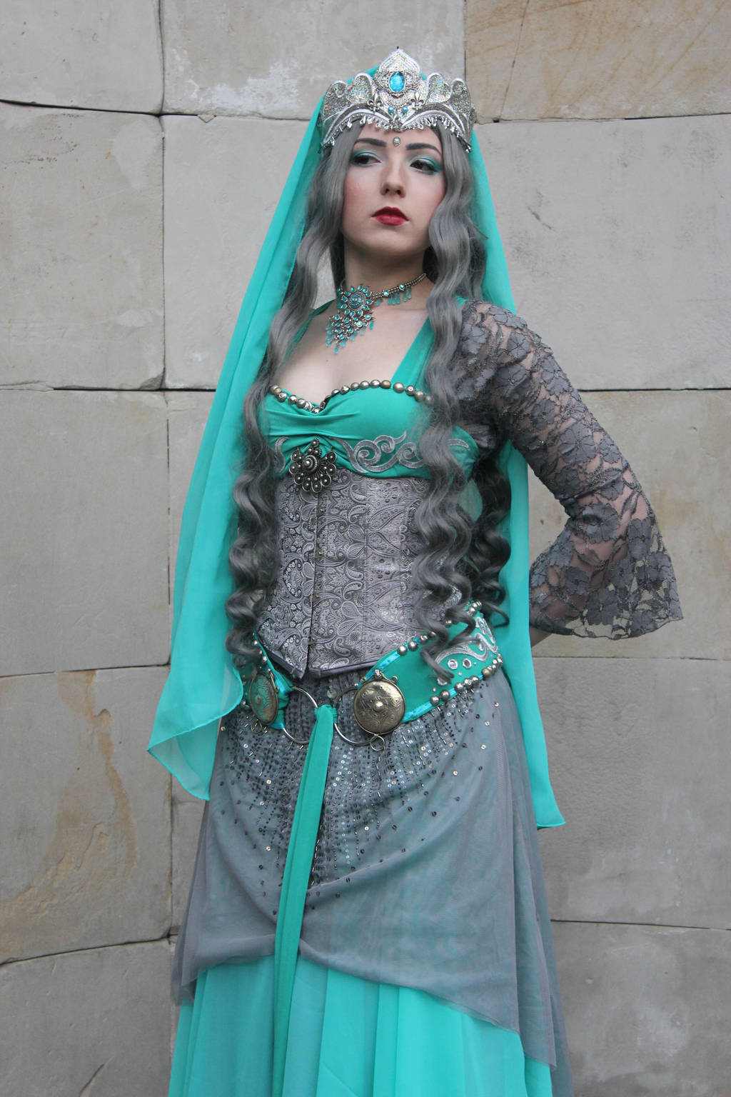 STOCK - Turquoise princess by Apsara-Stock