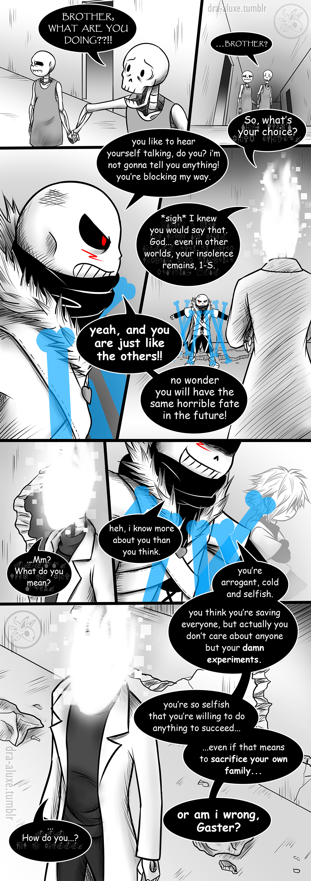 X-Hand - Pg 25-26 - (Undertale AUs comic) by Dra-Aluxe