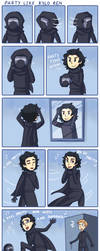 Party like Kylo Ren by Tenshi-no-Hikari