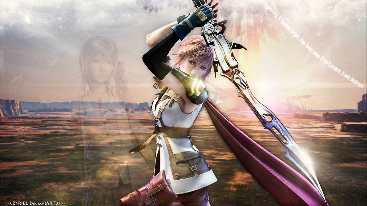 Wallpaper Lightning Final Fantasy Xiii By Z4riel On Deviantart