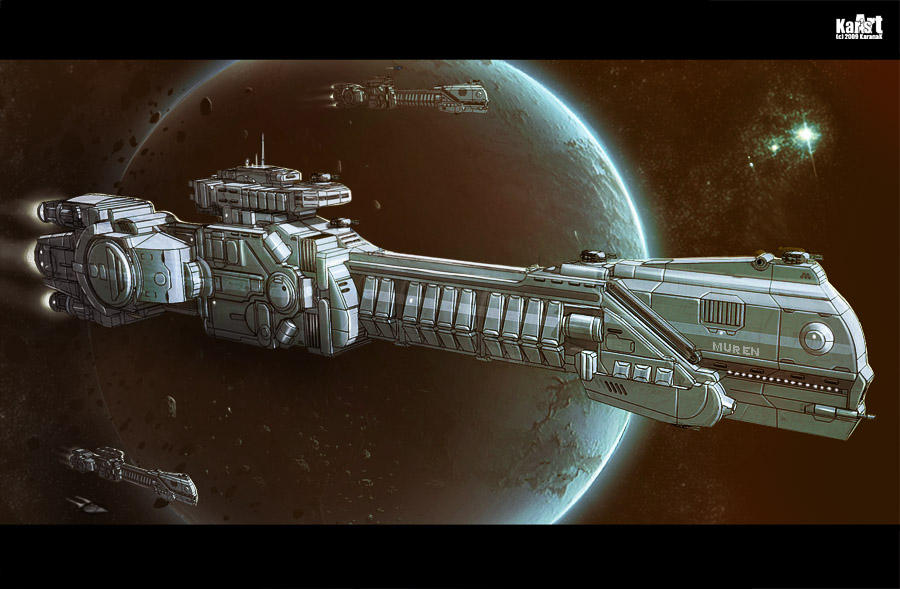 Battleship Muren by KaranaK
