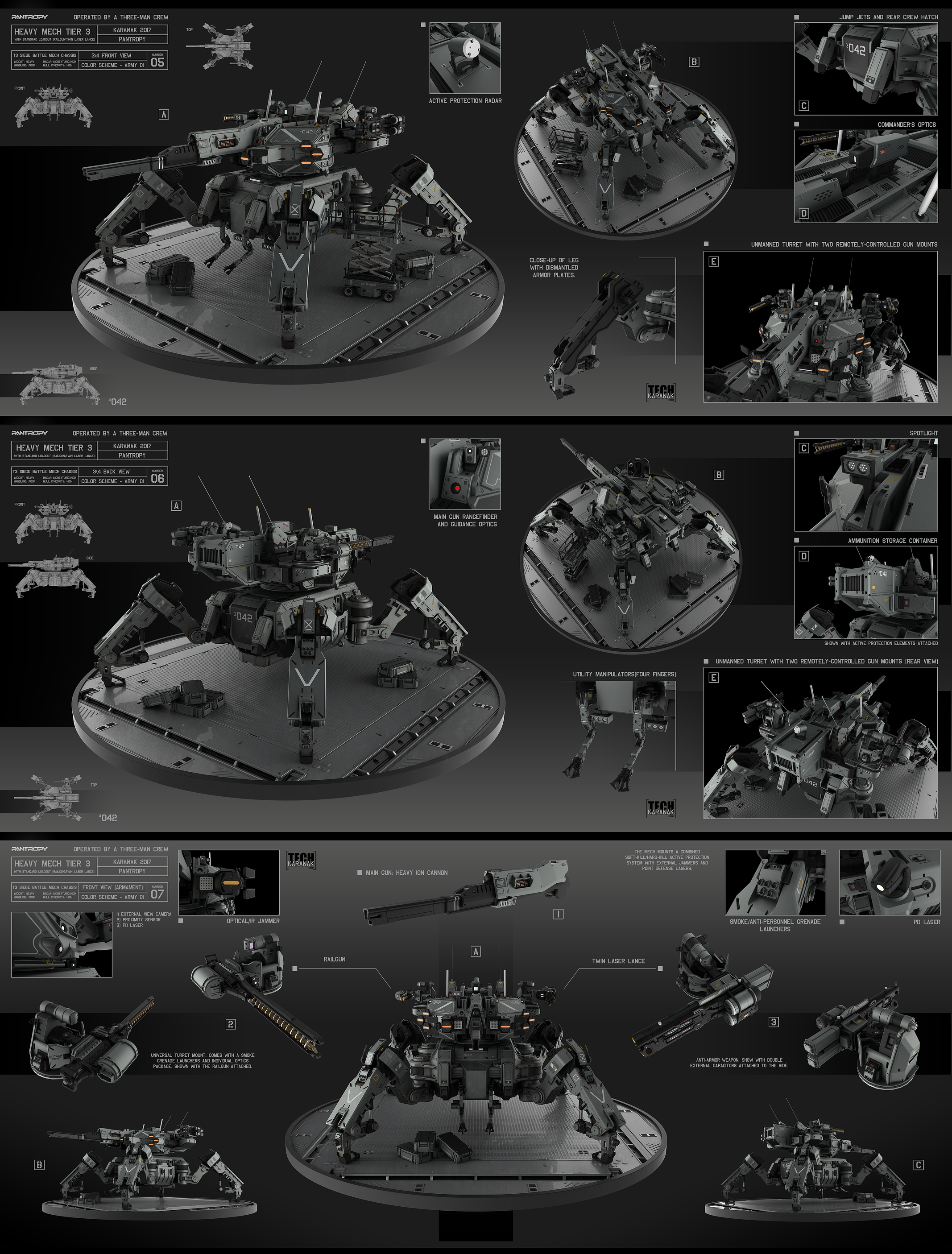 Heavy mech tier 3 by KaranaK