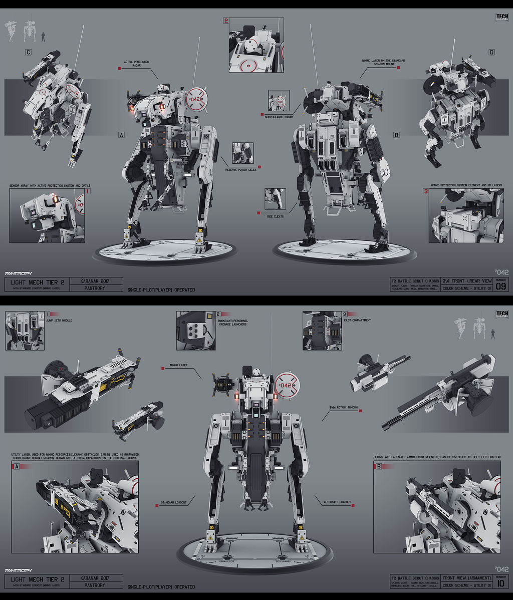 Light mech tier 2 by KaranaK