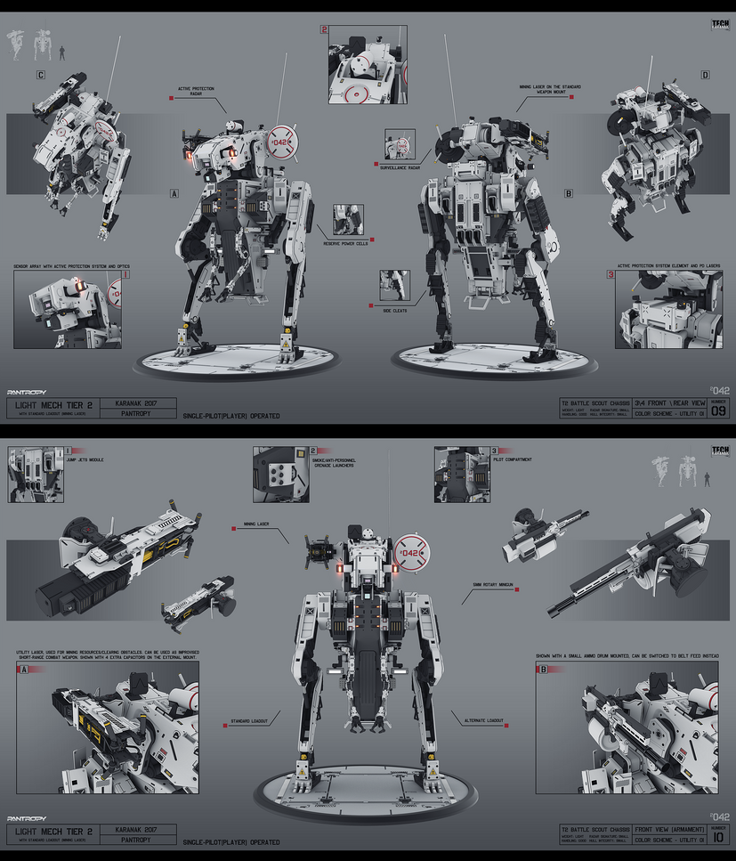 Light mech tier 2 by KaranaK